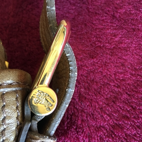 Christmas SALE! Burberry, tan leather, like new. - Picture 6 of 8